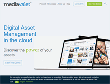 Tablet Screenshot of mediavalet.com